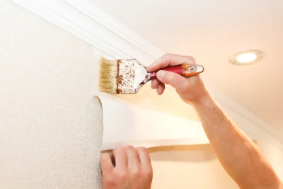 Pose de papier peint à Andeville — revêtements muraux et toiles de verre